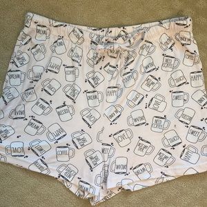 NWOT Rae Dunn pajama drawstring shorts M
